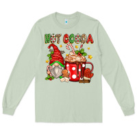 Matcha hot cocoa gnome Long Sleeve Tee - Zillion Design Studio