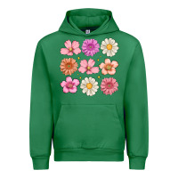 Emerald flowers Urban Hoodie - MaliasSmallBusiness