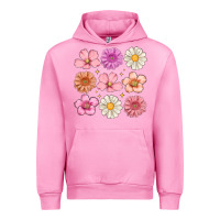 Fuchsia Pink flowers Urban Hoodie - MaliasSmallBusiness