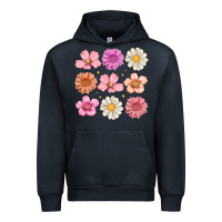 Navy flowers Urban Hoodie - MaliasSmallBusiness