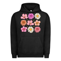 Pigment Black flowers Urban Hoodie - MaliasSmallBusiness