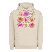 Pigment French Oak flowers Urban Hoodie - MaliasSmallBusiness