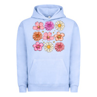 Pigment Grape Ice flowers Urban Hoodie - MaliasSmallBusiness
