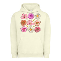 Pigment Pistachio flowers Urban Hoodie - MaliasSmallBusiness