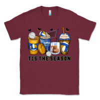 Burgundy tis' the season volleyball coffee cups Classic Tee - Zillion Design Studio