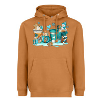 Meerkat winter coffe cups Heavyweight Hoodie - AdoDesignShop