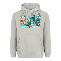 Moon Dust winter coffe cups Heavyweight Hoodie - AdoDesignShop