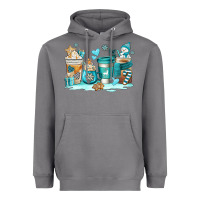 Storm winter coffe cups Heavyweight Hoodie - AdoDesignShop