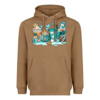 Toasted Coconut winter coffe cups Heavyweight Hoodie - AdoDesignShop
