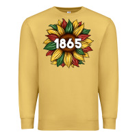 Antique Gold juneteenth 1865 sunflower Premium Sweatshirt - Artiststas