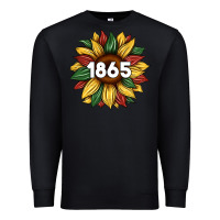 Black juneteenth 1865 sunflower Premium Sweatshirt - Artiststas