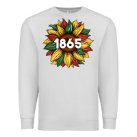 Dove Grey juneteenth 1865 sunflower Premium Sweatshirt - Artiststas