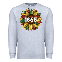 Heather Grey juneteenth 1865 sunflower Premium Sweatshirt - Artiststas