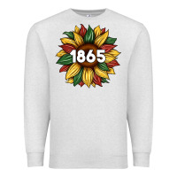 Oatmeal Heather juneteenth 1865 sunflower Premium Sweatshirt - Artiststas