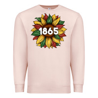 Pale Pink juneteenth 1865 sunflower Premium Sweatshirt - Artiststas