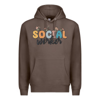 Coffee social worker Premium Hoodie - MaliasSmallBusiness