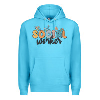 Ocean Blue social worker Premium Hoodie - MaliasSmallBusiness