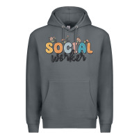 Rock social worker Premium Hoodie - MaliasSmallBusiness