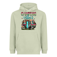 Matcha camping vibes Heavyweight Hoodie - JahusDesignShop