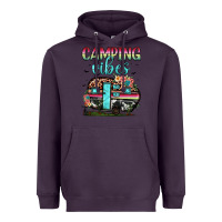 Plum camping vibes Heavyweight Hoodie - JahusDesignShop