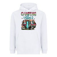 White camping vibes Heavyweight Hoodie - JahusDesignShop