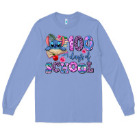 Colony Blue 100 days of school Long Sleeve Tee - AdoDesignShop
