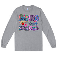 Heather Grey 100 days of school Long Sleeve Tee - AdoDesignShop