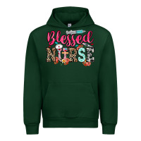 Forest Green blessed nurse Urban Hoodie - NancyCooperArtShop