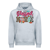 Heather Grey blessed nurse Urban Hoodie - NancyCooperArtShop