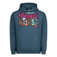 Pigment Midnight Navy blessed nurse Urban Hoodie - NancyCooperArtShop