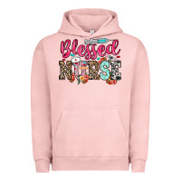 Pigment Salmon blessed nurse Urban Hoodie - NancyCooperArtShop
