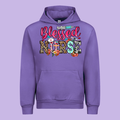 Blessed Nurse Urban Hoodie Designed By Nancycooperartshop