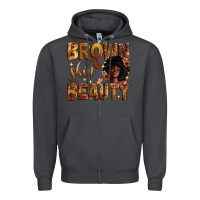 Smoke brown skin beauty Zipper Hoodie - Zillion Design Studio