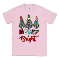 Bubblegum Pink western trees merry and bright christmas Classic Tee - RanaPortraitStore