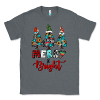 Charcoal Heather western trees merry and bright christmas Classic Tee - RanaPortraitStore