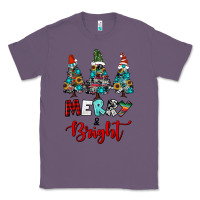 Lavender western trees merry and bright christmas Classic Tee - RanaPortraitStore