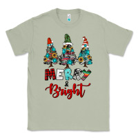 Western Trees Merry And Bright Christmas Classic Tee | Teevron