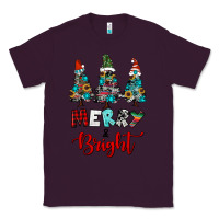 Plum western trees merry and bright christmas Classic Tee - RanaPortraitStore