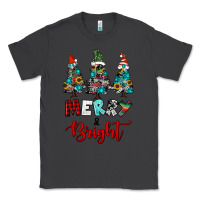 Smoke western trees merry and bright christmas Classic Tee - RanaPortraitStore
