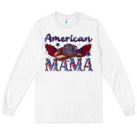 White American mama with cowboy Long Sleeve Tee - texasbilliewilder