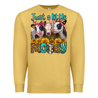 Antique Gold just a little moody heifers Premium Sweatshirt - Jasminsmagicworld