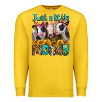 Lemon just a little moody heifers Premium Sweatshirt - Jasminsmagicworld