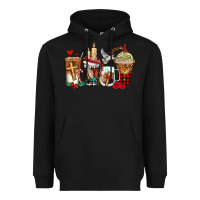 Black religious coffee cups Heavyweight Hoodie - AdoDesignShop