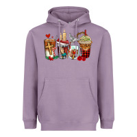 Lavender religious coffee cups Heavyweight Hoodie - AdoDesignShop
