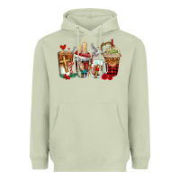 Matcha religious coffee cups Heavyweight Hoodie - AdoDesignShop