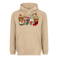 Mushroom religious coffee cups Heavyweight Hoodie - AdoDesignShop
