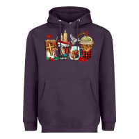 Plum religious coffee cups Heavyweight Hoodie - AdoDesignShop