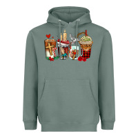Sage religious coffee cups Heavyweight Hoodie - AdoDesignShop