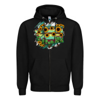Black washingTon State Map Zipper Hoodie - RanaPortraitStore