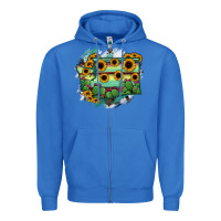 True Royal washingTon State Map Zipper Hoodie - RanaPortraitStore